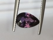 Unheated / Raw purple sapphire pear / drop from Pailin