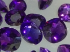 large size violet amethysts from Africa