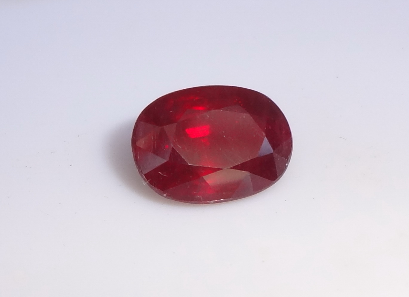 Ruby: SOLD 5.4 Carats Red Ruby Treated