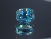 C grade color cushion cut sky blue zircon Cambolite, exquisite supplier for professional jewelry