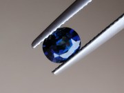1ct+ Royal Blue Oval Sapphire from Pailin, Cambodia