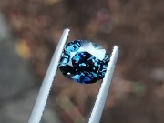 Perfectly cut peacock to sky blue Sapphire cushion of 2.025 carats. 