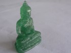 Green Aventurine Carved Buddha Amulet, 47.11 carats