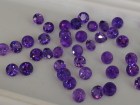 Calibrated purple amethyst round 5mm wholesale from professional jewelry supplier