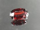 Deep Red Pailin Pyrope Garnet 6.35ct Long Oval to Cushion Cut used for magnetic healing jewelry