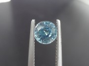 Affordable 6.5mm Round Pastel Blue Zircon Available for Sale at Discount. 