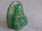 Green Aventurine Carved Chinese Style Buddha, 69.89 carats