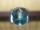 3.45ct perfectly cut natural blue Zircon Diamond/Brilliant cut