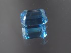Best Color for Blue Zircon - A Grade octagon / step cut / trimmed baguette  - 6.33ct