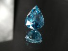 Exquisite Premium Top Grade A Large Blue Zircon Drop/Pear for Pendant from Cambodia