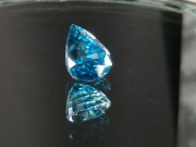 Exquisite Premium Top Grade A Large 9ct+ Blue Zircon Drop/Pear for Pendant from Cambodia