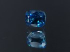 Top AAA grade color cushion cut blue Zircon with high hue saturated blue best color