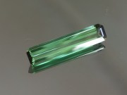 Fantastic crystal shaped elongated trapezoid green Tourmaline for sale