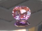 Large 12.845ct Amethyst Purple to Pink with Good Quality Oval Cut for Pendant