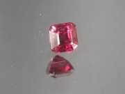 1.4cts Red to Pink Rhodolite Garnet Asscher-Square