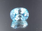 Very Shiny and Affordable, Perfectly Clean Oval Blue Zircon from Cambodia