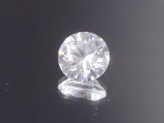 Perfect Natural White Zircon Diamond Cut