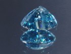 Beautiful color grade B large blue zircon drop/pear for high quality pendant from Cambodia
