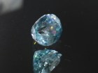 Affordable 5 carats sky blue zircon oval cut