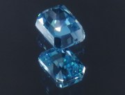Cambolite gem: 4ct+ trimmed baguette (Octagon / Step Cut) sky blue Zircon from Cambodia