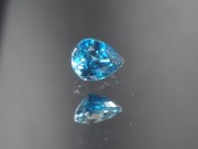 Small 1ct+ best blue grade A Blue Zircon from Ratanakiri for sale, this is a great buy as this high hue blue Zircon gems are rare increasingly hard to buy. 