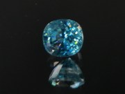 Affordable, pretty shiny and sparkling perfectly cut and clean sky blue zircon cushion of 3 carats