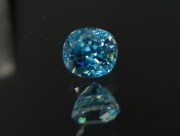 Affordable, pretty shiny and sparkling perfectly cut and clean sky blue zircon cushion of 3 carats