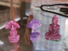 Buddha and Ganesha Carvings made of Tektite, Amethyst, Topaz, Ruby, Mother of Pearl, Marble, Bone, Ivory and more. 
