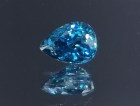 Exquisite Premium Top Grade A Large 9ct+ Blue Zircon Drop/Pear for top notch jewelry from Cambodia