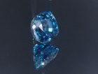 Exquisite A grade color Cambolite cushion cut blue zircon, professional supplier for quality jewelry