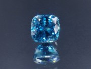 Exquisite A grade color Cambolite cushion cut blue zircon, professional supplier for quality jewelry