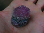Interesting specimen of a double ruby crystal unheated