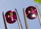 2.47 Carats Pair of Rhodolite