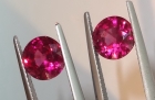 4.82 Carats Calibrated Pair of Rhodolite