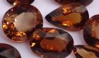 Orange/Golden faceted smoky Quartz large pieces wholesale. 