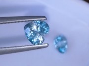 6 millimeters calibrated natural blue zircon wholesale or retail of heart shaped blue Zircon gemstones for professional jewelry designers and creators