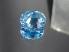 Extra large Blue Zircon from Cambodia for Sale with great peacock blue colour. This Zircon is completely spotless, perfectly clean (FL) and cut in a Cushion shape. 