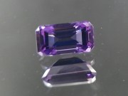 Rectangle / trimmed baguette mild purple excellent cut Amethyst from Madagascar for Sale