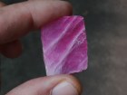 Natural Ruby slab for carving, flat ruby rough to carve