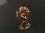 Precision brilliant cut orange to salmon zircon, perfectly cut from professional gemstones supplier