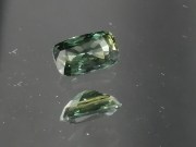 Green and Yellow Sapphire Cushion 7x4mm from Chanthaburi Thailand. 