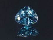 Outstanding C grade color precision cut perfectly clean and faceted sky blue zircon pear right below 7 carats as wide as a 10 carats gemstone