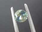 Multicolor Sapphire from South-East Asia, yellow and blue round brilliant/diamond cut
