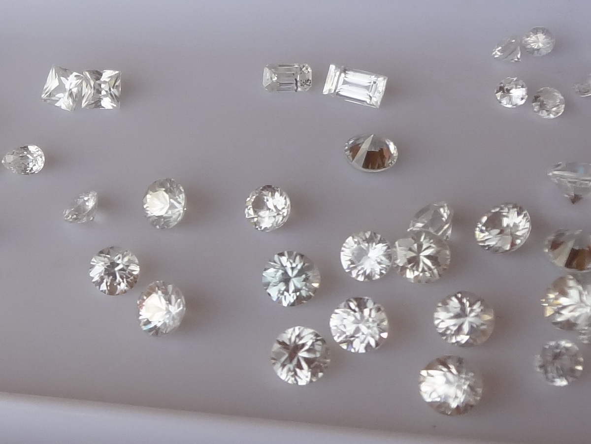 Calibrated White Zircon All Shapes All Sizes
